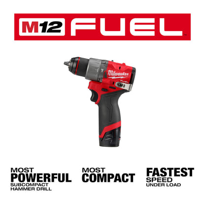 Milwaukee 3404-20 M12 FUEL 1/2 inch Hammer Drill/Driver (Tool Only)
