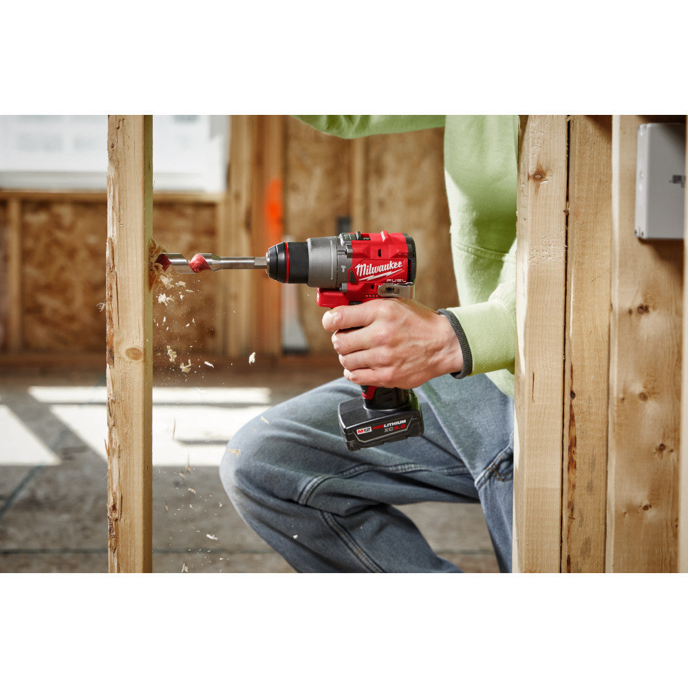Milwaukee 3404-21 M12 FUEL Cordless Brushless 1/2in Hammer Drill/Driver Kit