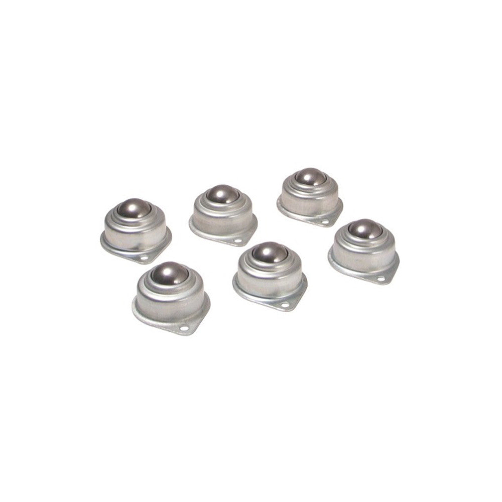 ROK 6pc 1 inch Roller Ball Transfer Bearings