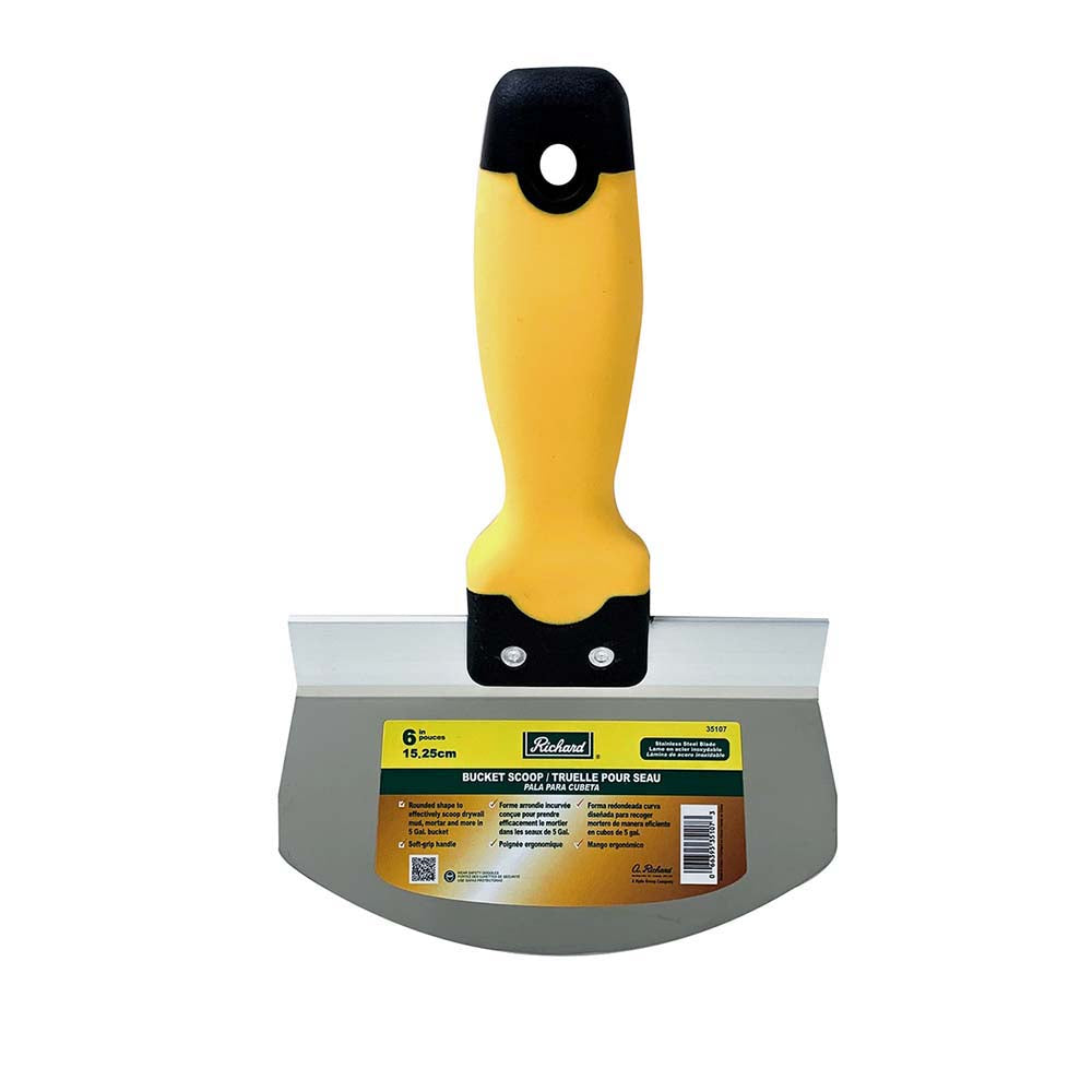 Richard 6in Stainless Steel Trowel Bucket Scoop