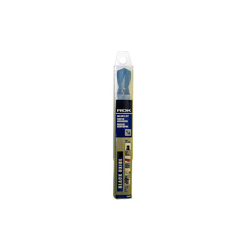 ROK 11/16in Black Oxide HSS Silver and Deming Drill Bit