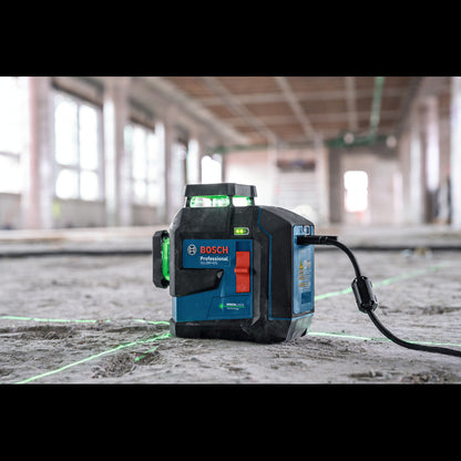 Bosch GLL300-42GL 100ft. 360-degree Green-Beam Three-Plane Leveling and Alignment Line Laser