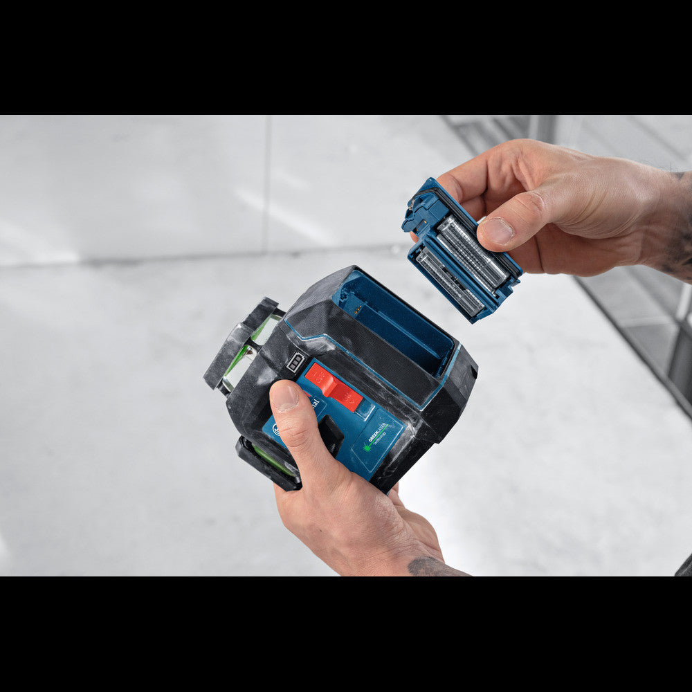 Bosch GLL300-42GL 100ft. 360-degree Green-Beam Three-Plane Leveling and Alignment Line Laser
