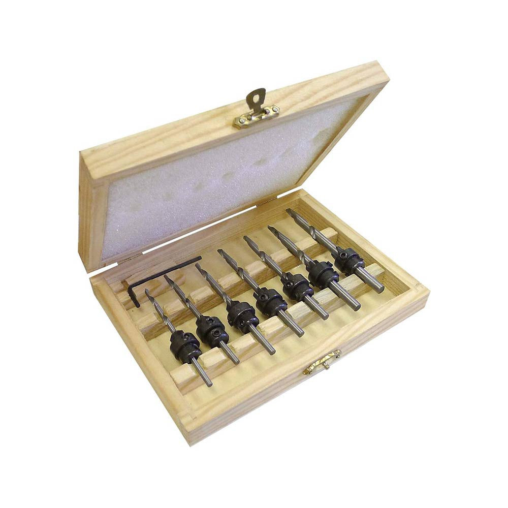 ROK 36015 7-Piece Tapered Countersink Set