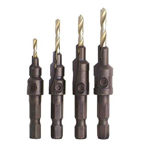 PowerSonic 4pc Countersink Bit Set