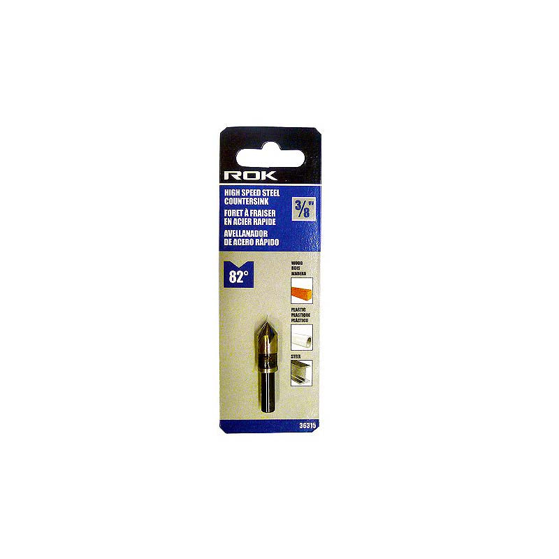 ROK 3/8in HSS 82° Countersink Bit