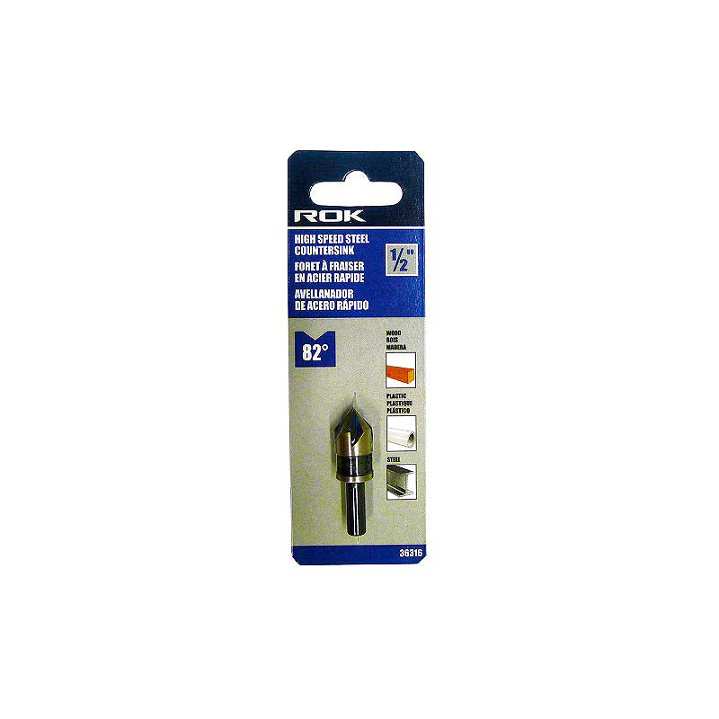 ROK 1/2in HSS 82° Countersink Bit