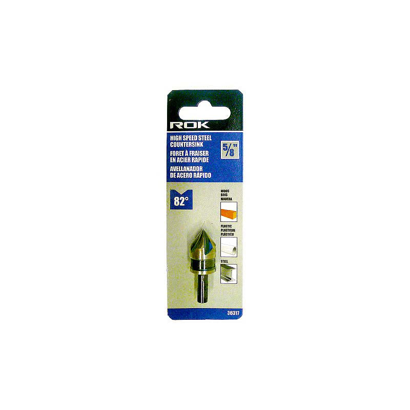 ROK 5/8in HSS 82° Countersink Bit