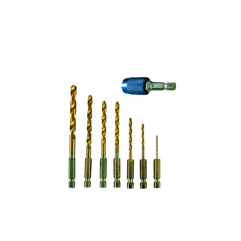 ROK Hex Shank Titanium Drill Bit Set