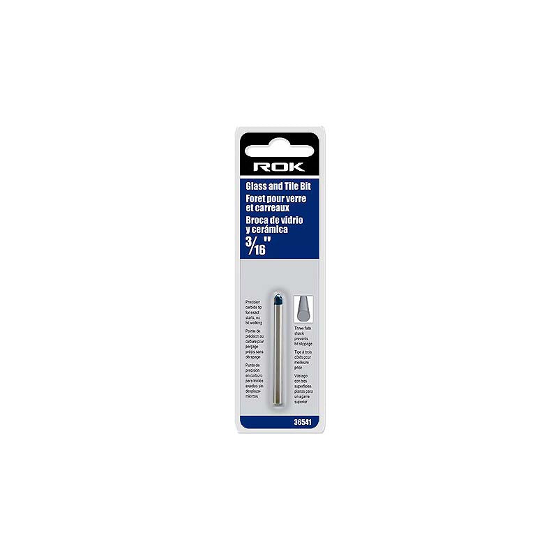 ROK 3/16in Glass and Tile Drill Bit