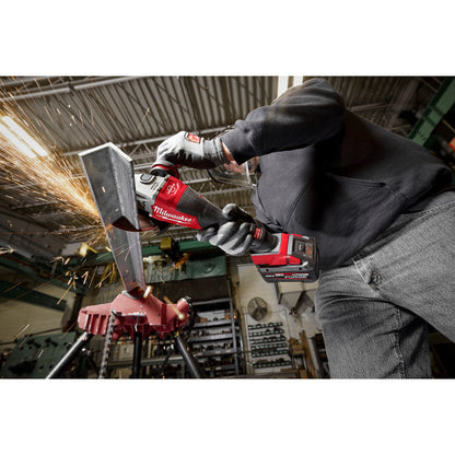 Milwaukee 3670-22 M18 FUEL Cordless Brushless  4-1/2 Inch / 6 Inch Braking Angle Grinder with Paddle Switch (Tool Only)