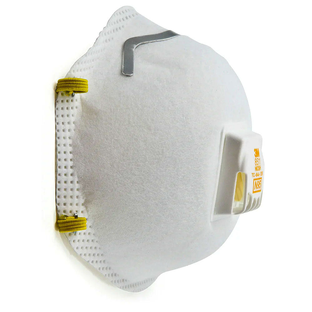 3M 8511 Disposable N95 Cool Flow Valve Particulate Respirators - 10pk