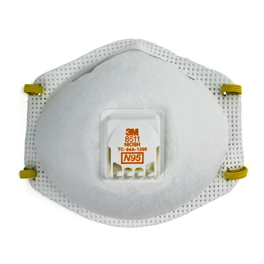 3M 8511 Disposable N95 Cool Flow Valve Particulate Respirators - 10pk