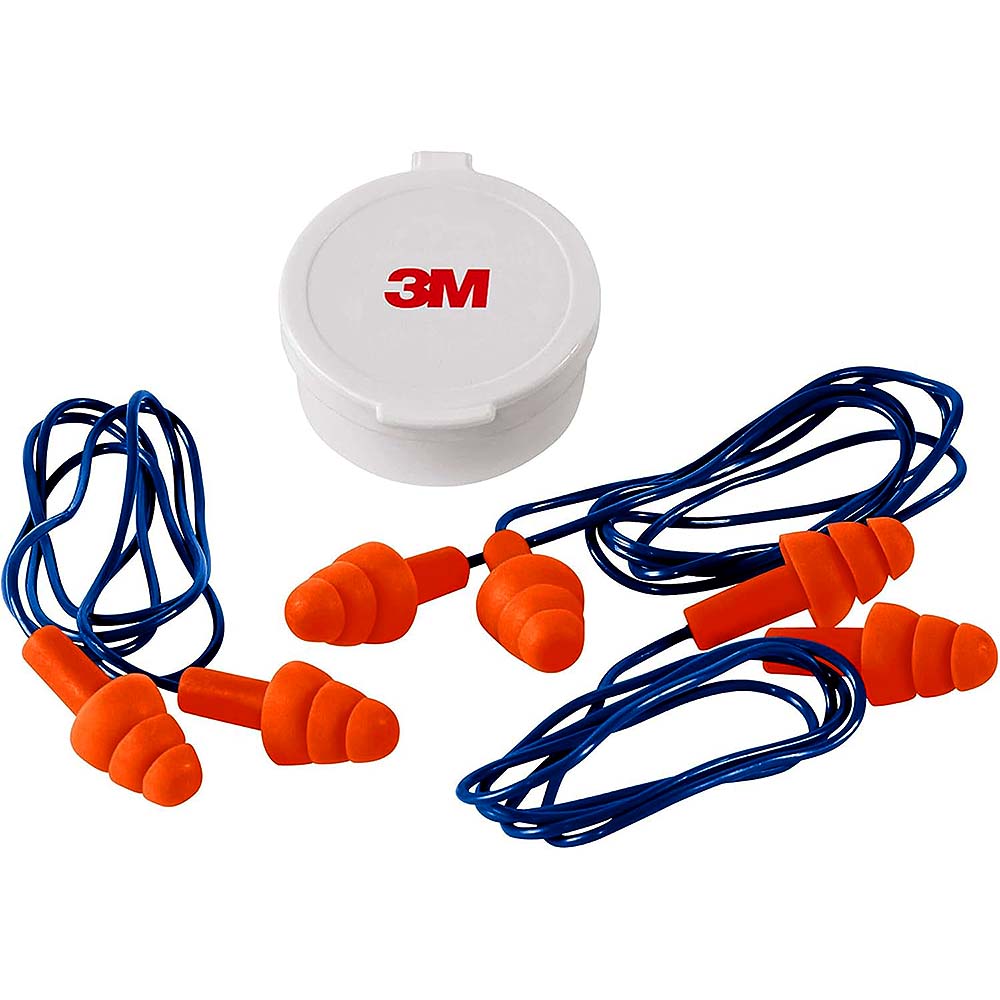 3M Corded Reusable Tekk Protection Earplugs