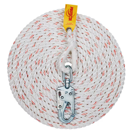 3M 50' Rope Lifeline with Snap Hook