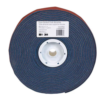 3M 100 Grit 5/16in x 12yd Drywall Foam Backed Cloth Abrasive