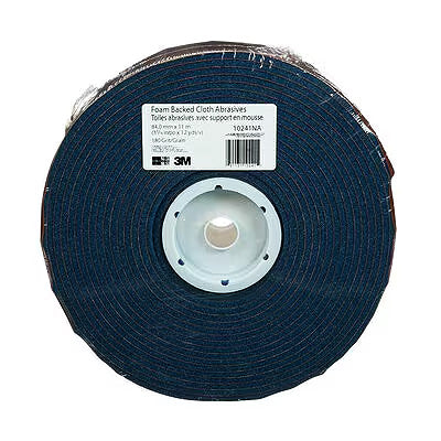 3M 180 Grit 5/16in x 12yd Drywall Foam Backed Cloth Abrasive