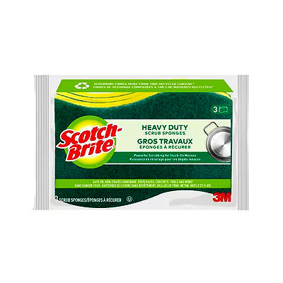 Scotch-Brite Heavy Duty Scrub Sponge - 3pk