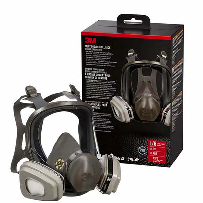 3M Full Face Spray Paint Respirator Large - 1 Kit