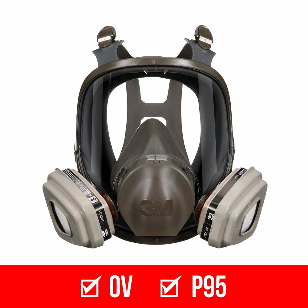 3M Full Face Spray Paint Respirator Large - 1 Kit