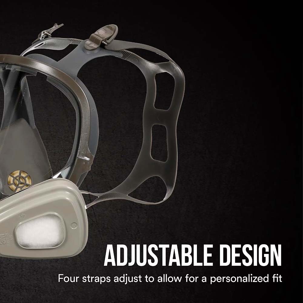 3M Full Face Spray Paint Respirator Large - 1 Kit