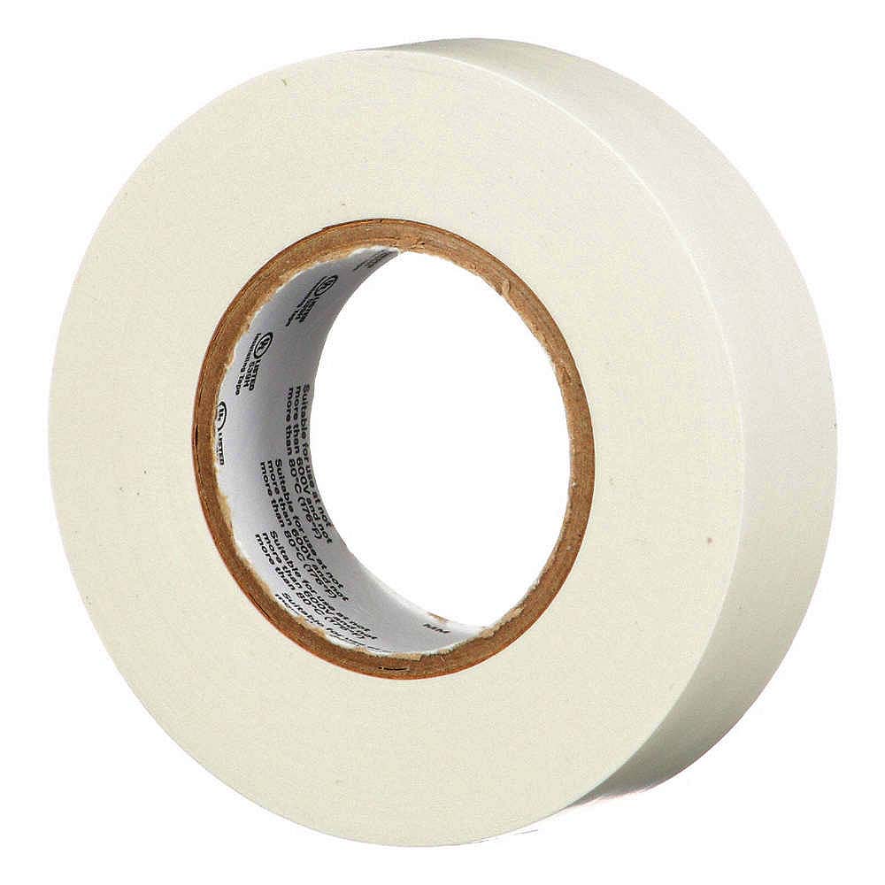 3M Temflex Vinyl Electrical Tape 165 White