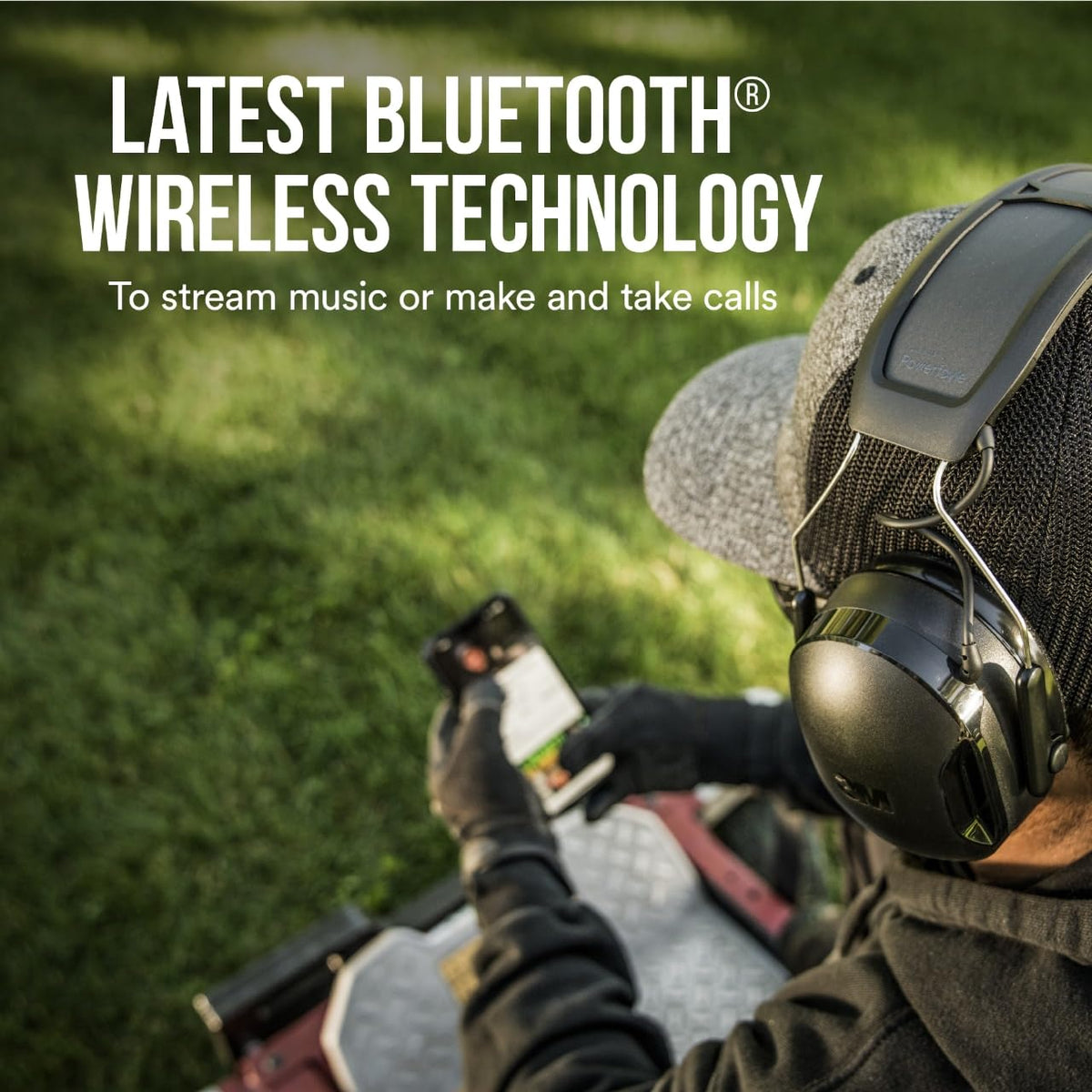 3M Worktunes Connect + Solar Wireless Hearing Protector with Bluetooth Technology