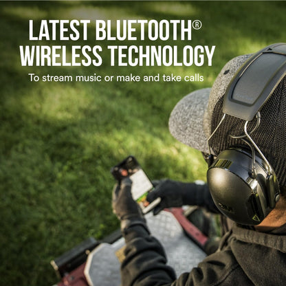 3M Worktunes Connect + Solar Wireless Hearing Protector with Bluetooth Technology