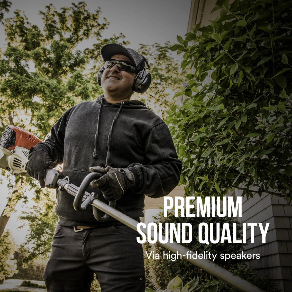 3M Worktunes Connect + Solar Wireless Hearing Protector with Bluetooth Technology