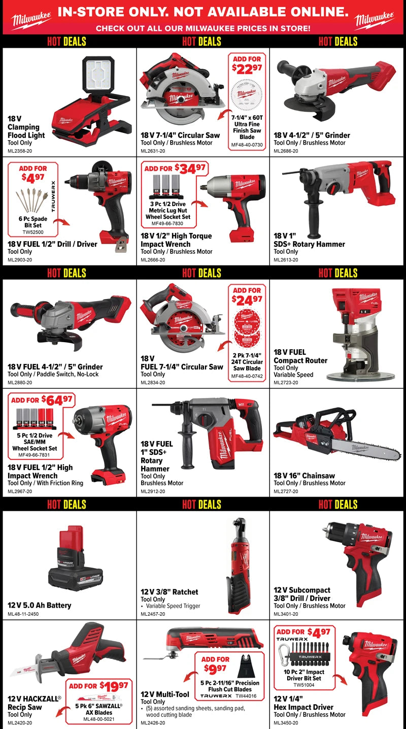 Summit Tools early Black Friday sale, October 22–24, 2026 — milwaukee tools