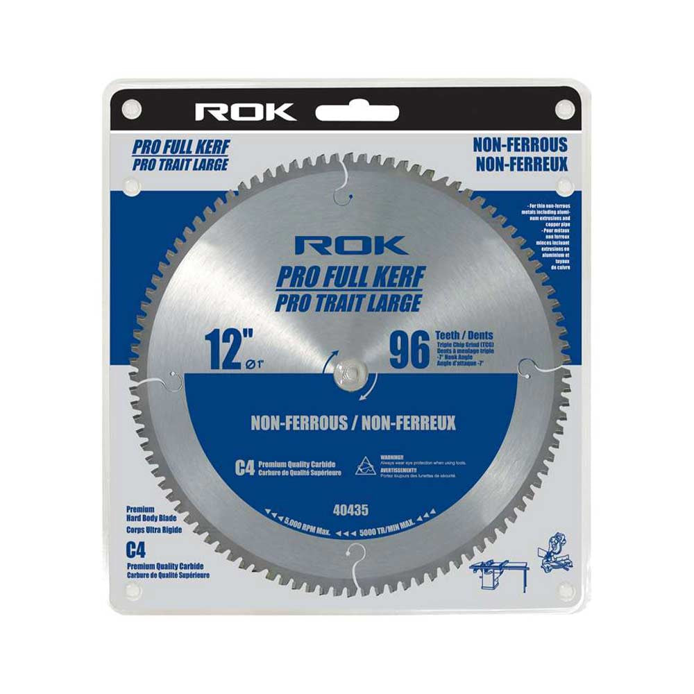 ROK 40435 12 inch 96 Teeth Pro Non-Ferrous Saw Blade