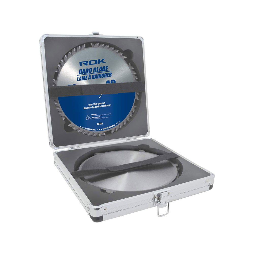 ROK 40726 8 inch 42 Teeth Professional Dado Blade Set