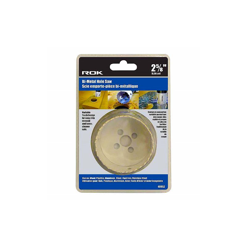 ROK 2-5/8in Bi-Metal Hole Saw