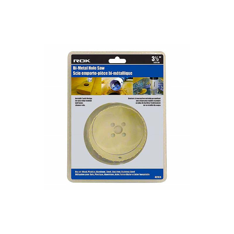 ROK 3-1/2in Bi-Metal Hole Saw