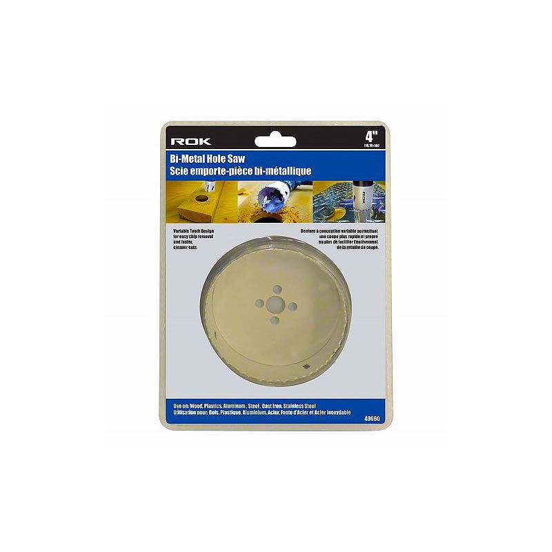 ROK 4in Bi-Metal Hole Saw