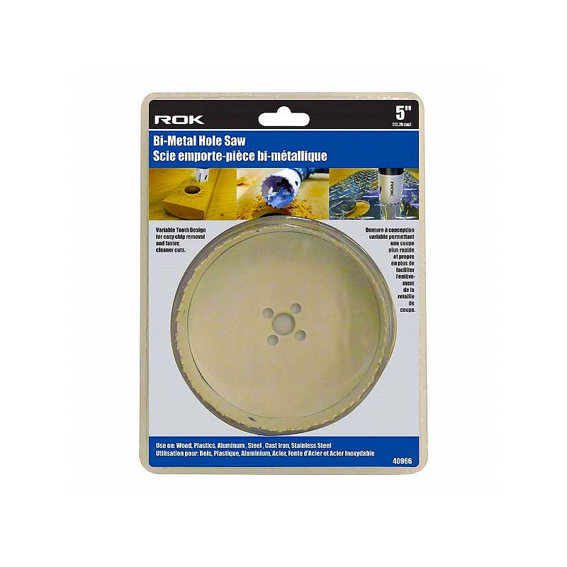 ROK 5in Bi-Metal Hole Saw