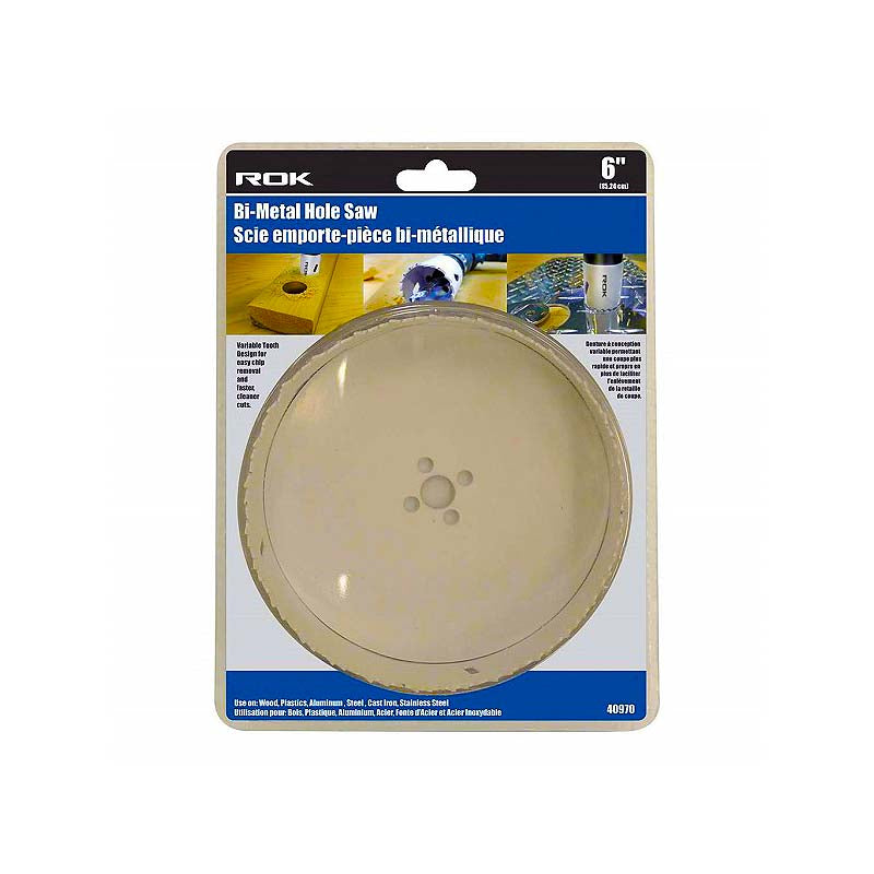 ROK 6in Bi-Metal Hole Saw