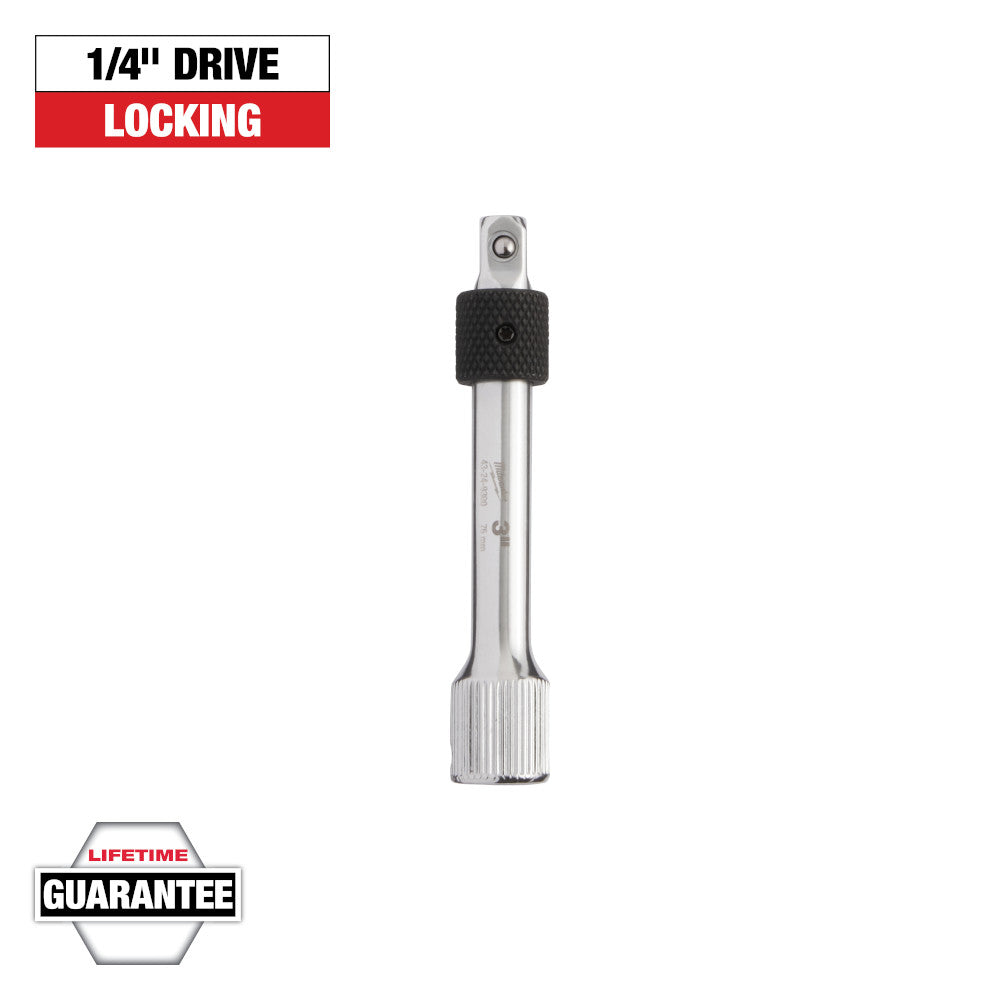 Milwaukee 1/4in Drive 3in Locking Extension