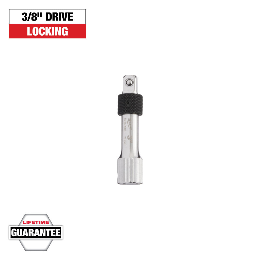 Milwaukee 3/8in Drive 3in Locking Extension