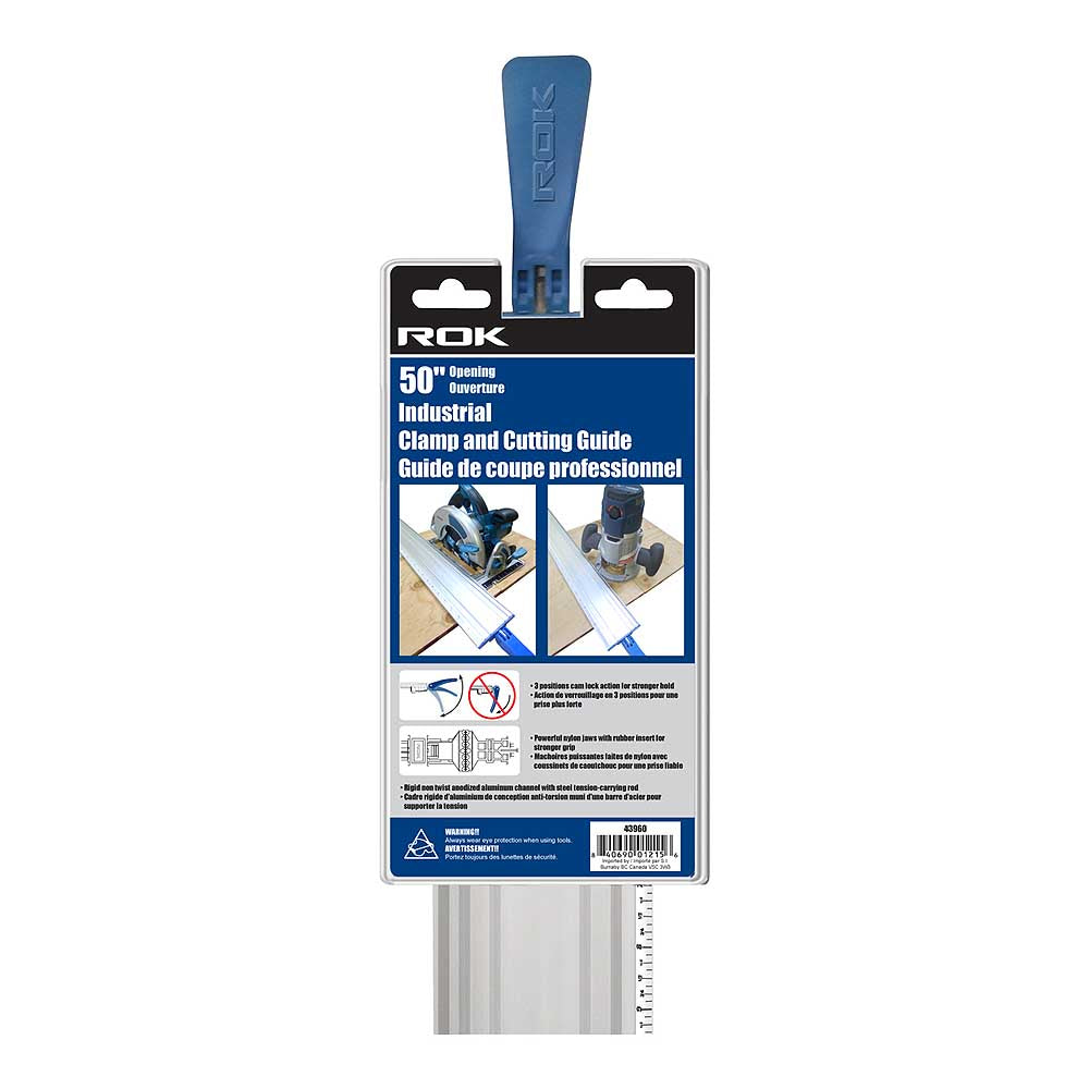 ROK 50in Professional Edge Industrial Clamp & Cutting Guide