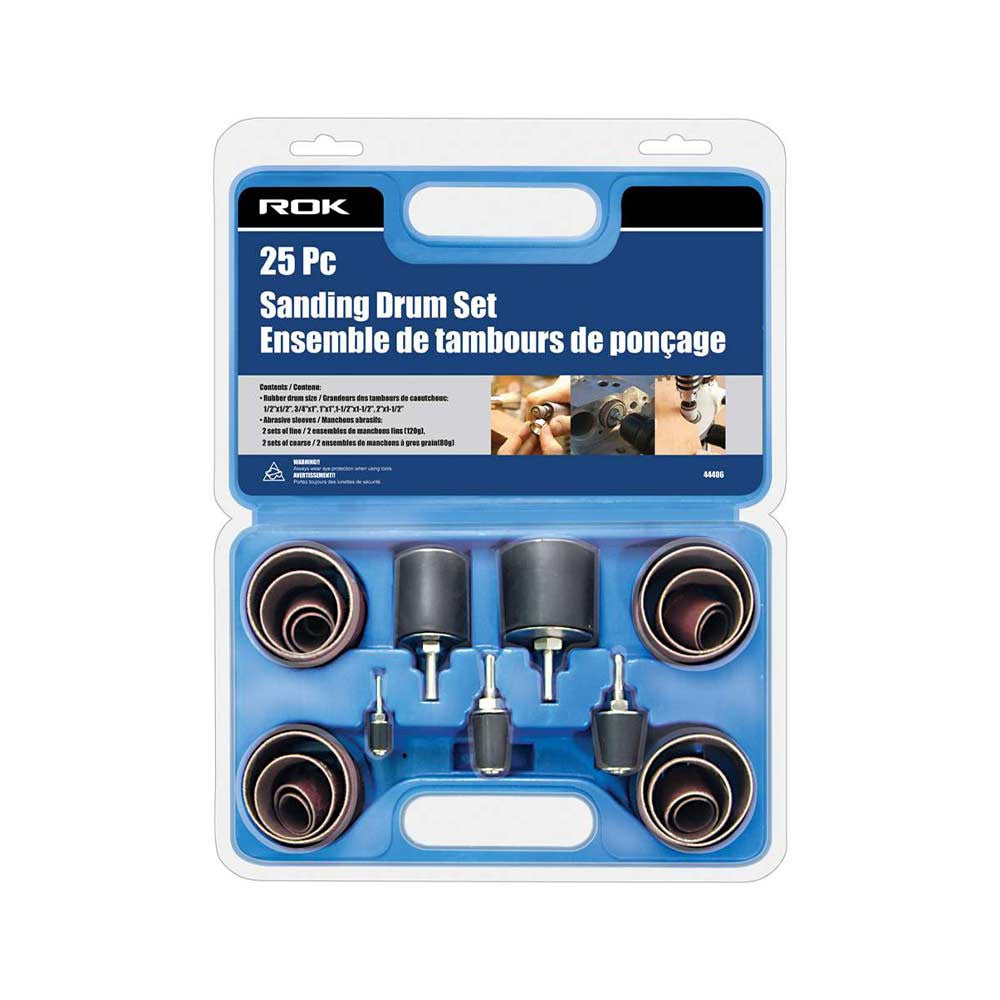 ROK 44406 25-Piece Sanding Drum Set