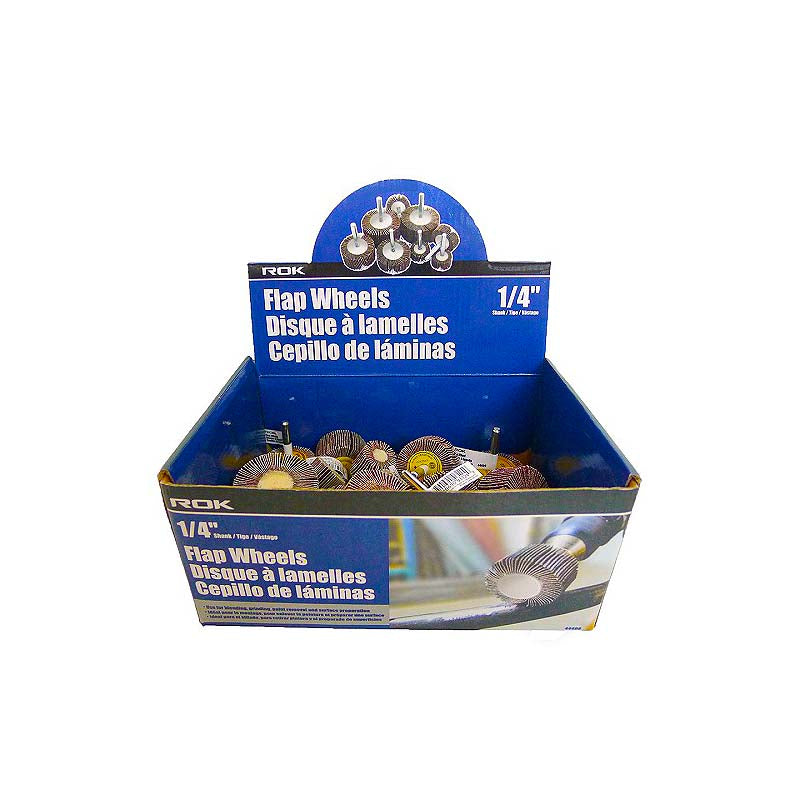 ROK 30pc Assorted Flapwheel Set