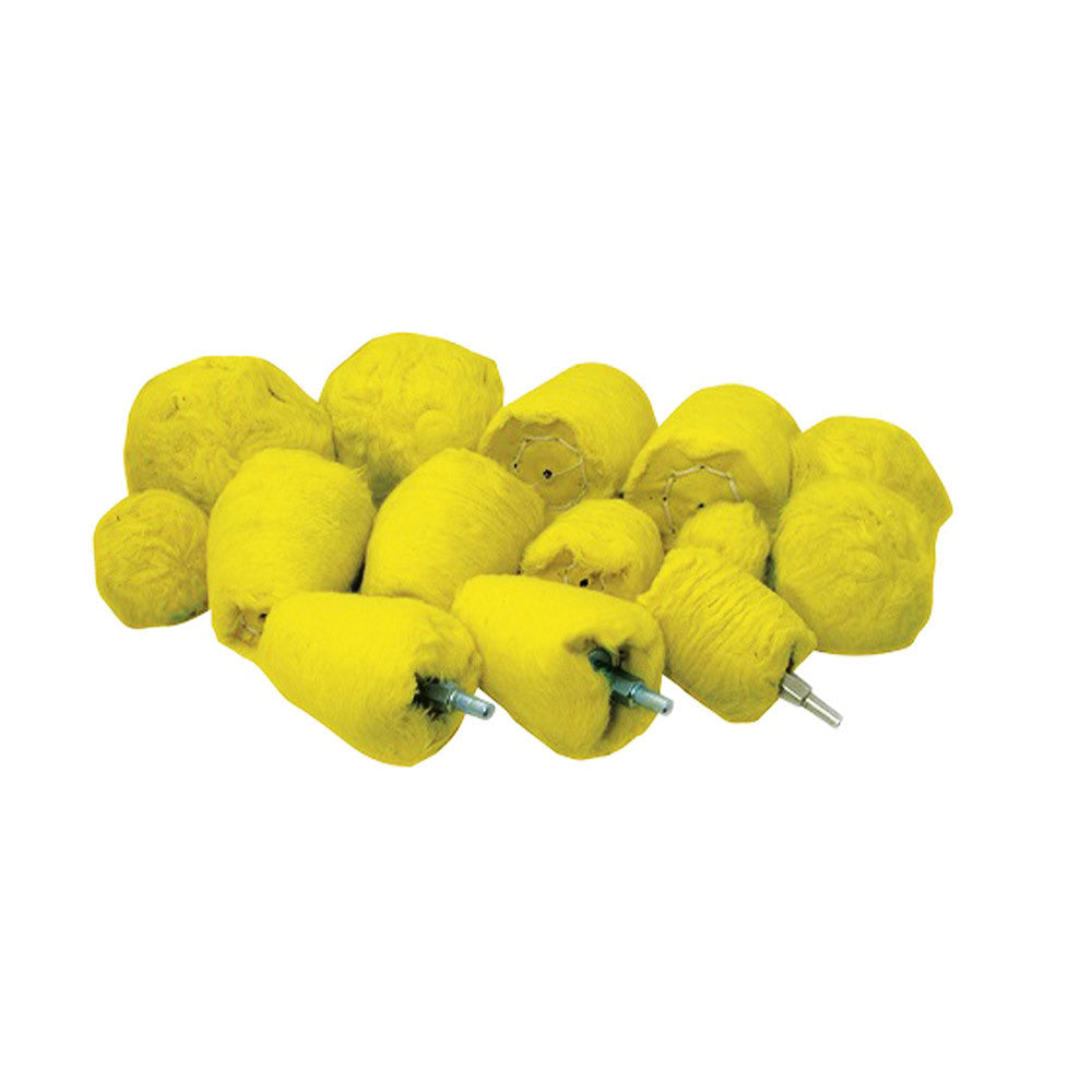 ROK 14pc Buffing / Polishing Kit - Yellow