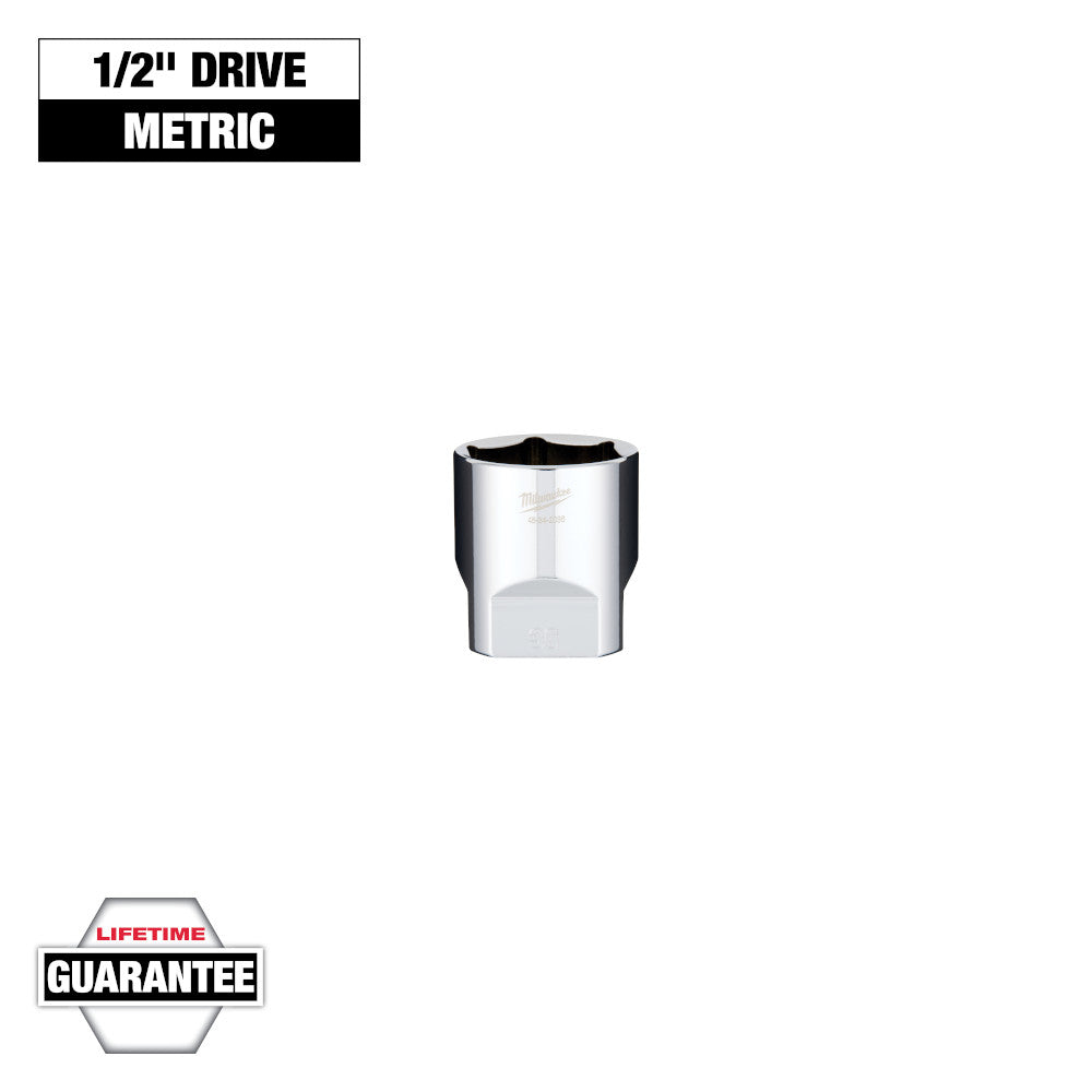 Milwaukee 36mm Metric 6-Point Socket with 1/2in Drive