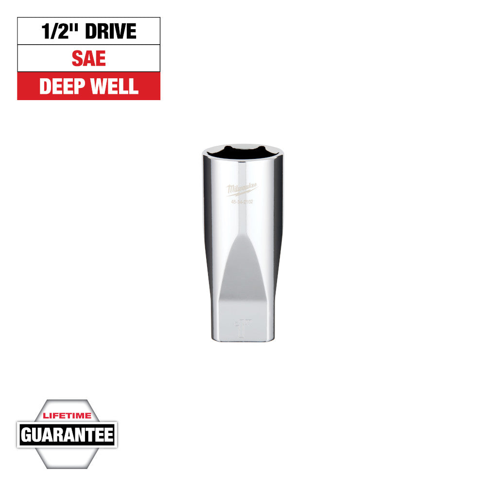 Milwaukee 1in Deep Socket with 1/2in Drive