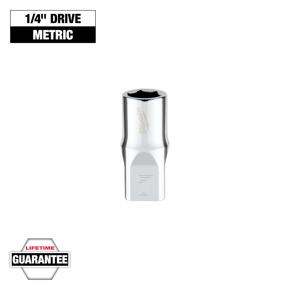Milwaukee 7mm Socket with 1/4in Drive