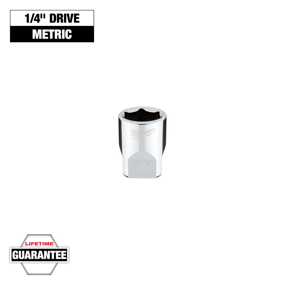 Milwaukee 14mm Socket with 1/4in Drive