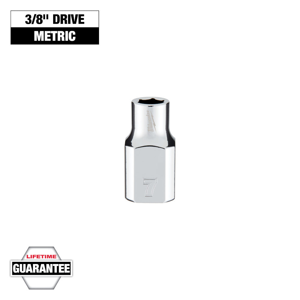 Milwaukee 7mm 6-Point Socket with 3/8in Drive