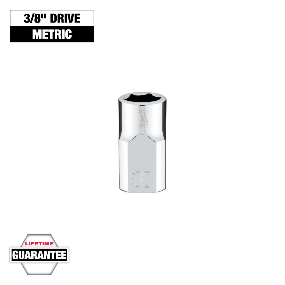 Milwaukee 10mm 6-Point Socket with 3/8in Drive