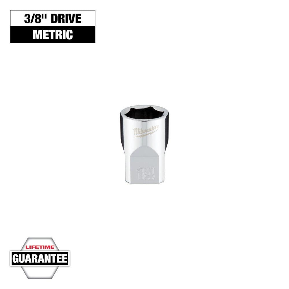 Milwaukee 14mm 6-Point Socket with 3/8in Drive